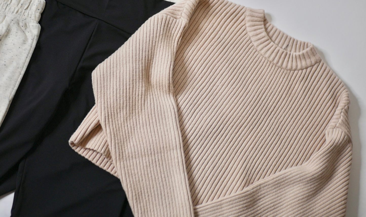 Beige Knit Sweater